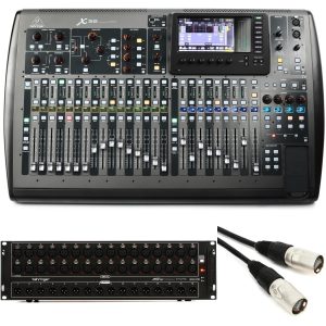 Behringer X32 Digital Mixer with S32 Stage Box 32x16 I/O Live Sound Bundle