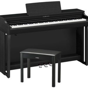 Yamaha Clavinova CLP-825 Console Digital Piano with Bench and Weighted Keys - Matte Black